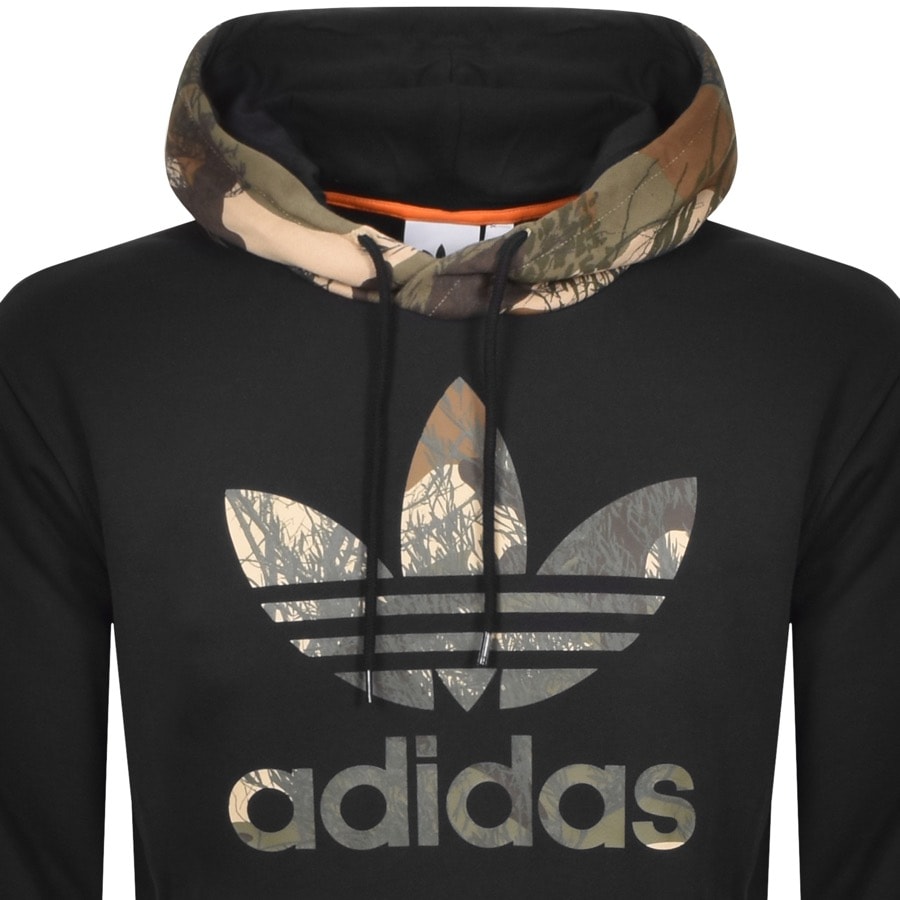 Alternative Image for Productadidas Originals Trefoil Logo Hoodie Black2